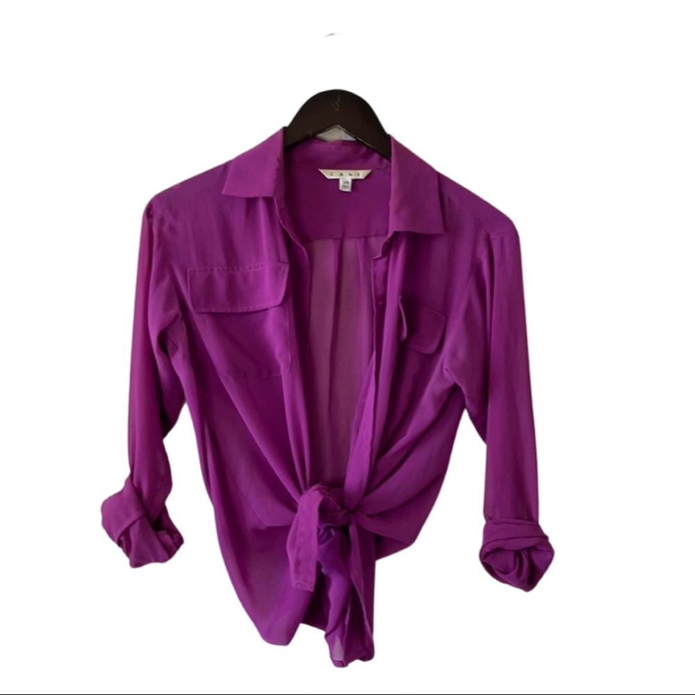 Sheer Button Down - image 1